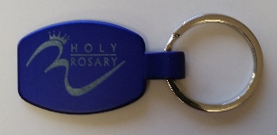 Custom printed metal key fob